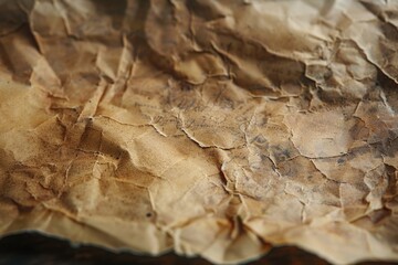 Aufkleber - Close up of a piece of paper on a table. Suitable for office and business concepts