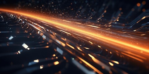Poster - Close up of a shiny metal surface, perfect for industrial backgrounds