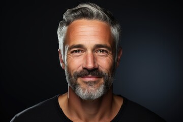 Aufkleber - A detailed image of a man with a beard, suitable for various projects