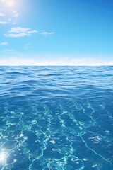 Aufkleber - A peaceful ocean view perfect for travel brochures