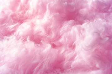 Aufkleber - Close up of a pile of pink wool, perfect for crafting projects