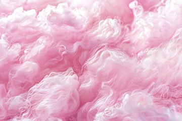 Aufkleber - Close up of a pile of pink yarn, suitable for crafting projects