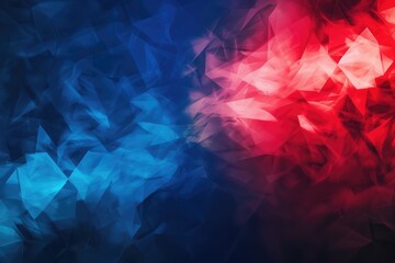 Poster - Gradient blue to red background for various content purposes.