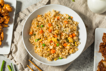 Canvas Print - Homemade Chinese Asian Fried Rice