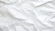 A white crumpled paper background