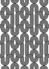 chained vintage pattern with lines