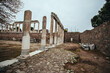 Pergamon Ancient City view in Bergama Town of Izmir, Turkey