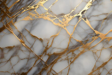 marble texture with gold veins close-up