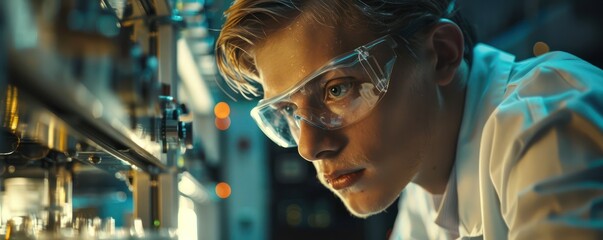 medium shot an engineer adjusts the parameters of an ai system fine tuning the machine s learning pr