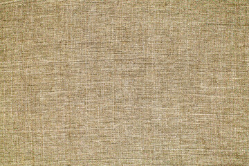 Close-up detail of fabric natural color Hemp material pattern design wallpaper. can be used as background or for graphic design. Natural linen material textile canvas Fabric texture background
