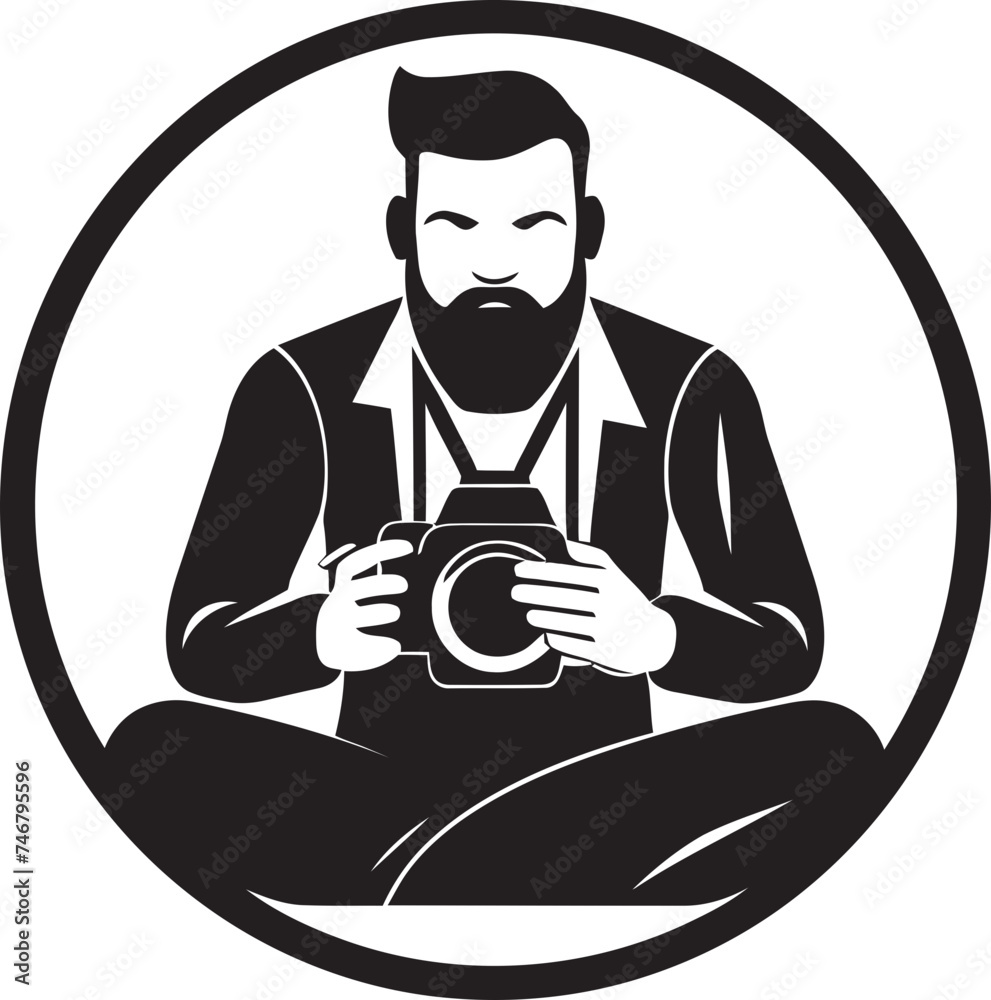 Exposure Maestro Vector Photographer Line Art Emblem Capture Kingpin ...