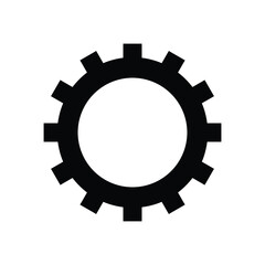 Poster - Gear icon. Cogwheel sign. Cogwheel symbol. resources graphic element design. Vector illustration with an industrial and technology theme