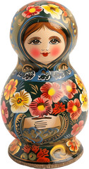 Wall Mural - Layers of Tradition: A Close-Up on a Matryoshka Doll