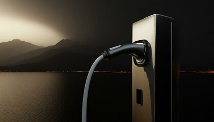 Wall Mural - Electric Car Charging Point	
