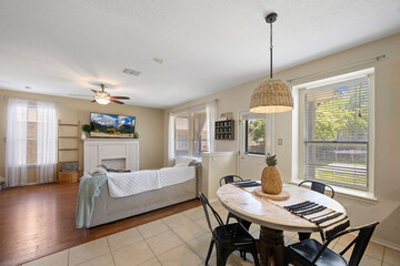 a home dining room