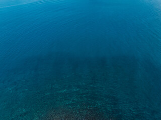 Sticker - Aerial view of beautiful sea surface