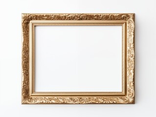 Antique gold blank frame