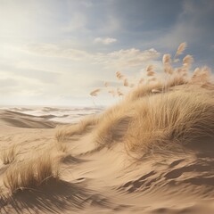 Wall Mural - Desert and sea