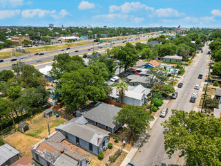 Wall Mural - a texas neighborhood