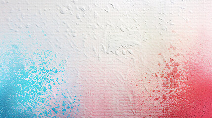 Wall Mural - White and pastel colored textured background of multicolored paint.