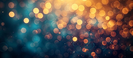Leinwandbilder - Blurred Abstract Background with Vibrant Circles and Motion Effect for Dynamic Concepts
