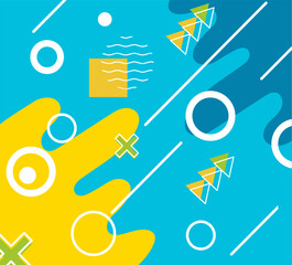 Wall Mural - stylish modern background. bright linear patterns, organic shapes. poster or banner, mobile phone wa