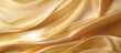 © AkuAku - A detailed view of a silky gradient fabric in a pale gold color, showcasing its elegant and luxurious texture. Perfect for curtains and special occasions.