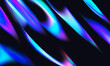 abstract colorful light leak on black background