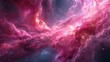 Close up of a pink and purple galaxy with stars. This vibrant celestial image is perfect for backgrounds, scifi designs, and astronomy concepts.
