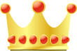The Gold Crown for king or royalty concept