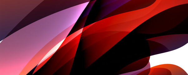 Colorful curve design concept. Vector Illustration For Wallpaper, Banner, Background, Card, Book Illustration, landing page