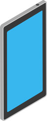 Sticker - Isolated icon of smartphone or tablet.