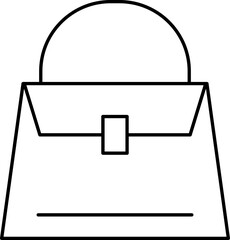 Sticker - Isolated illustration of purse icon.