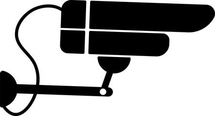 Sticker - B&W security camera. 