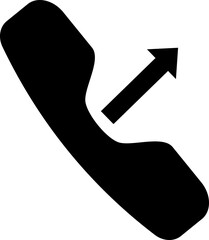 Poster - Call forward icon or symbol in flat style.