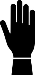 Sticker - Illustration of gloves icon.