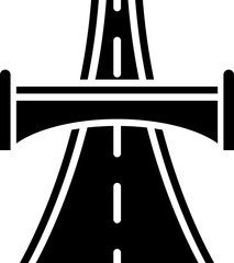 Wall Mural - Vector illustration of highway icon.