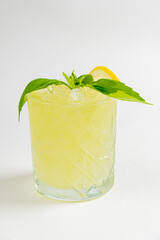 Sticker - lemonade with basil and lemon