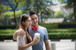 © Image Smith - Happy Chinese couple out together.