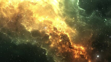 Wall Mural - star field and nebula in outer space. universe science astronomy. seamless looping overlay 4k virtual video animation background