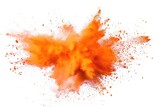 Fototapeta Las -  Orange and Red Powder Explosion