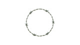circle barbed wire metal 3D rendering