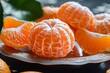 © ckybe - Delicious succulent vibrant sugary mandarins.