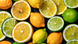 Citrus fruits like lemon lime and orange are fresh and tangy