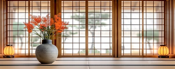 Wall Mural - japanese window