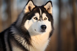 Fototapeta Psy - Majestic Alaskan Malamute: Capturing the Grandeur of the Arctic Canine