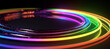 colorful circle neon light, gradation 30