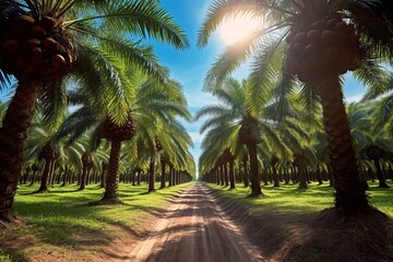 Wall Mural - Palm Oil Plantation