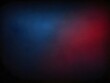 Blue, red, grainy noisy gradient color on a black background Generative AI