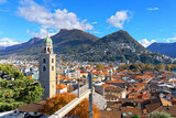 Fototapeta Miasto - Lugano, Switzerland